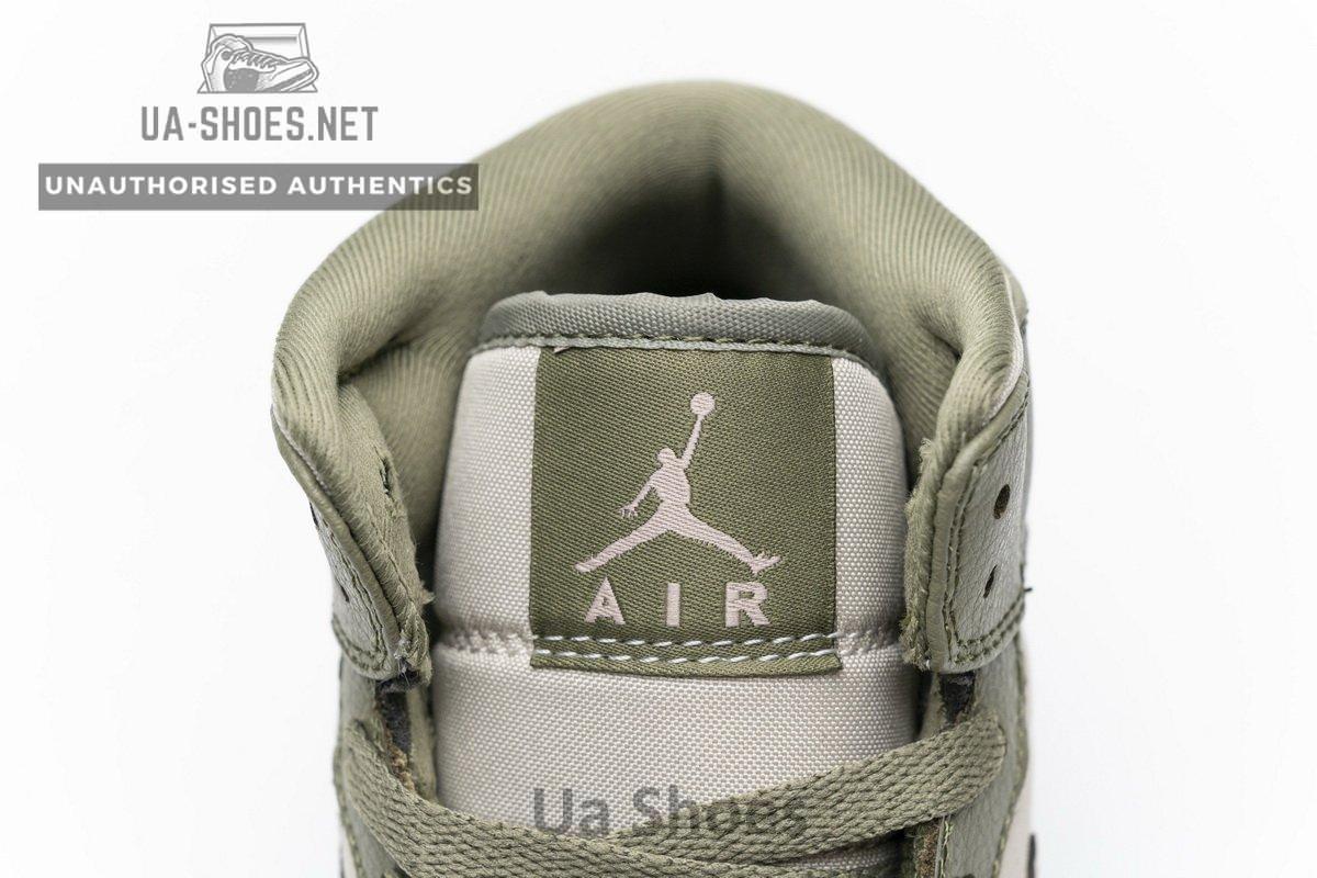 555112-225 Air Jordan 1 Mid GS Trooper Bleached Coral - Image 9