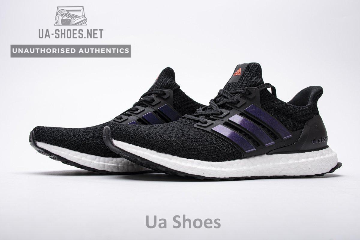 FW5692 adidas Ultra Boost 4.0 Black Blue Real Boost - Image 3