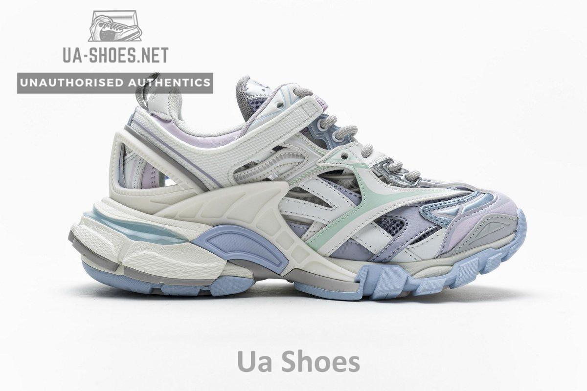 568615 W2GN3 9045 Blenciaga Track 2 Sneaker White Light Blue - Image 10