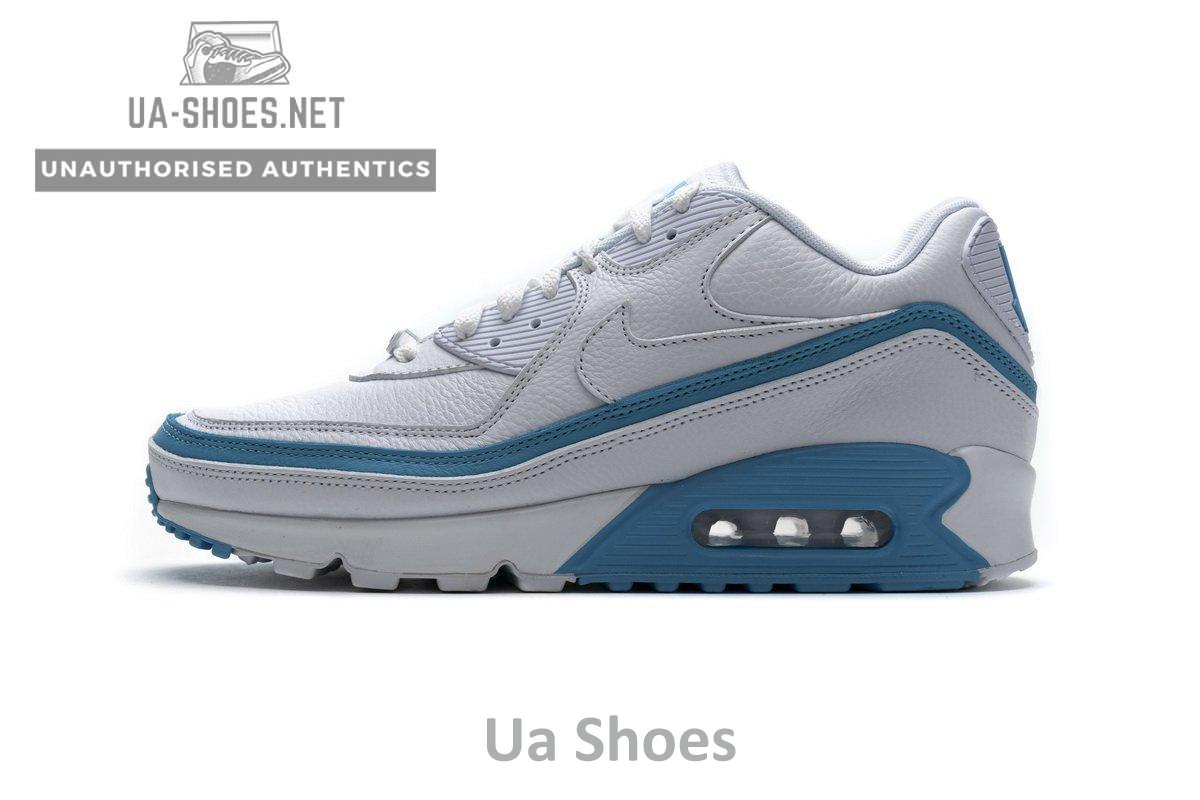 CJ7197-102 Undefeated x Nike Air Max 90 White Blue