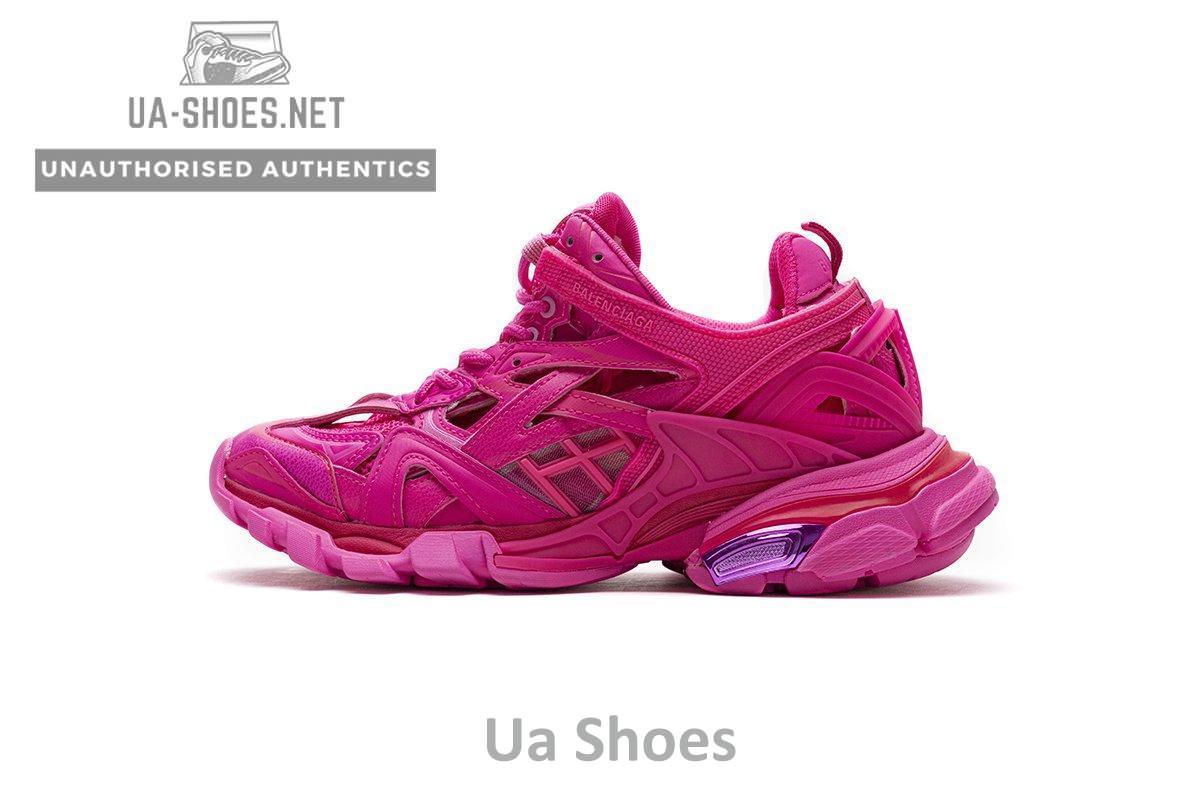 568615 W2FC1 5845 Blenciaga Track 2 Sneaker Fluo Pink