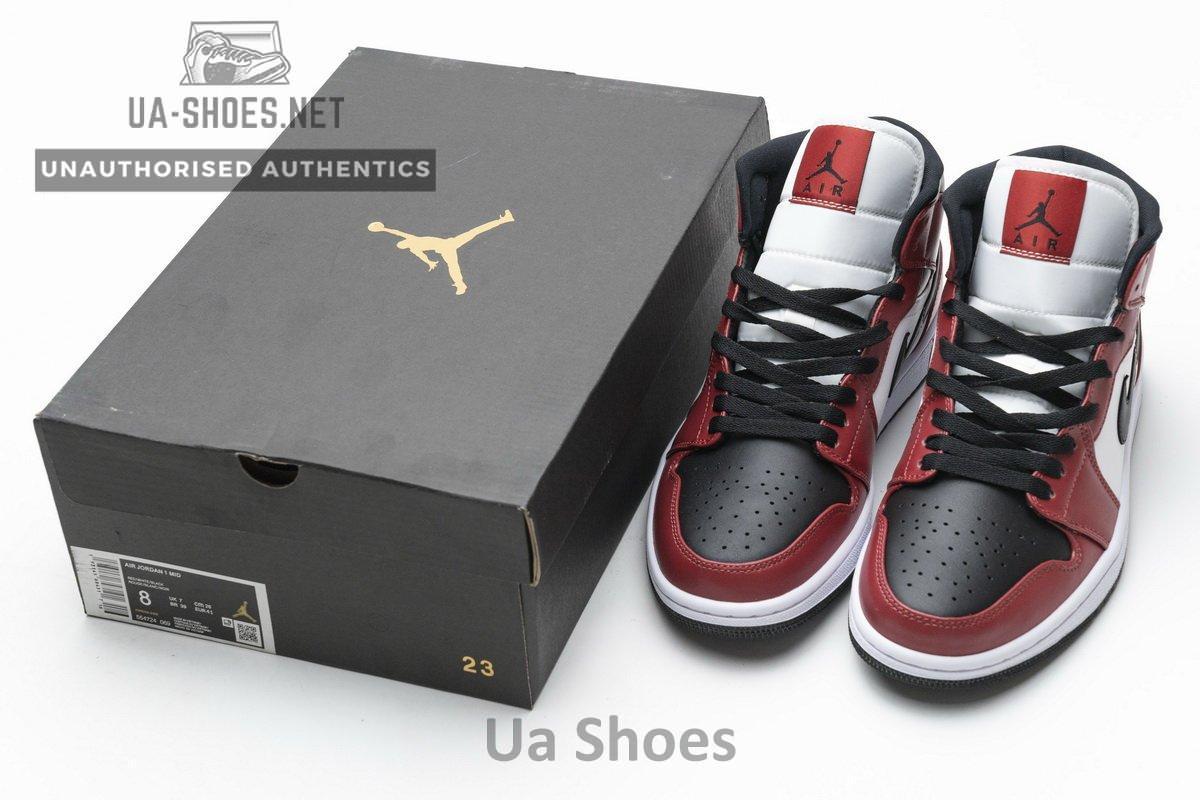 554725-069 Air Jordan 1 Mid Gym Red - Image 4