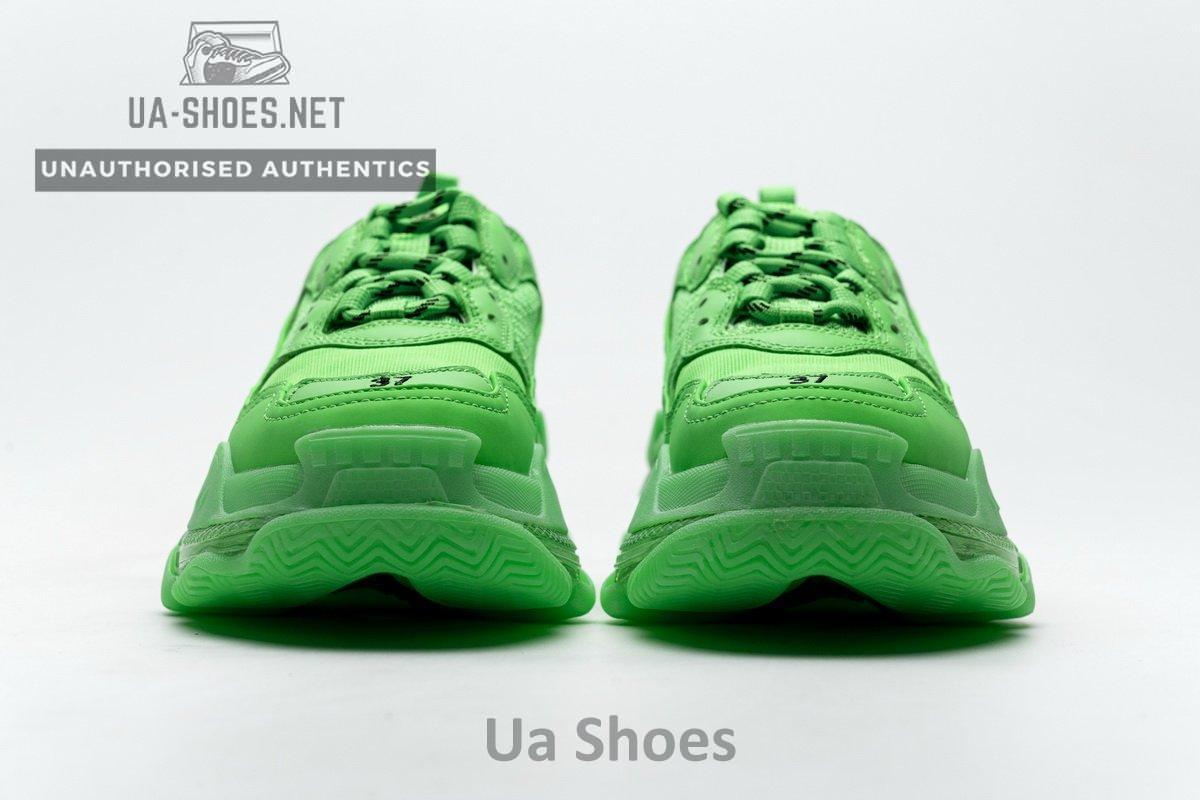 544351 W09OL 3801 Balenciaga Triple S Fluo Green - Image 5
