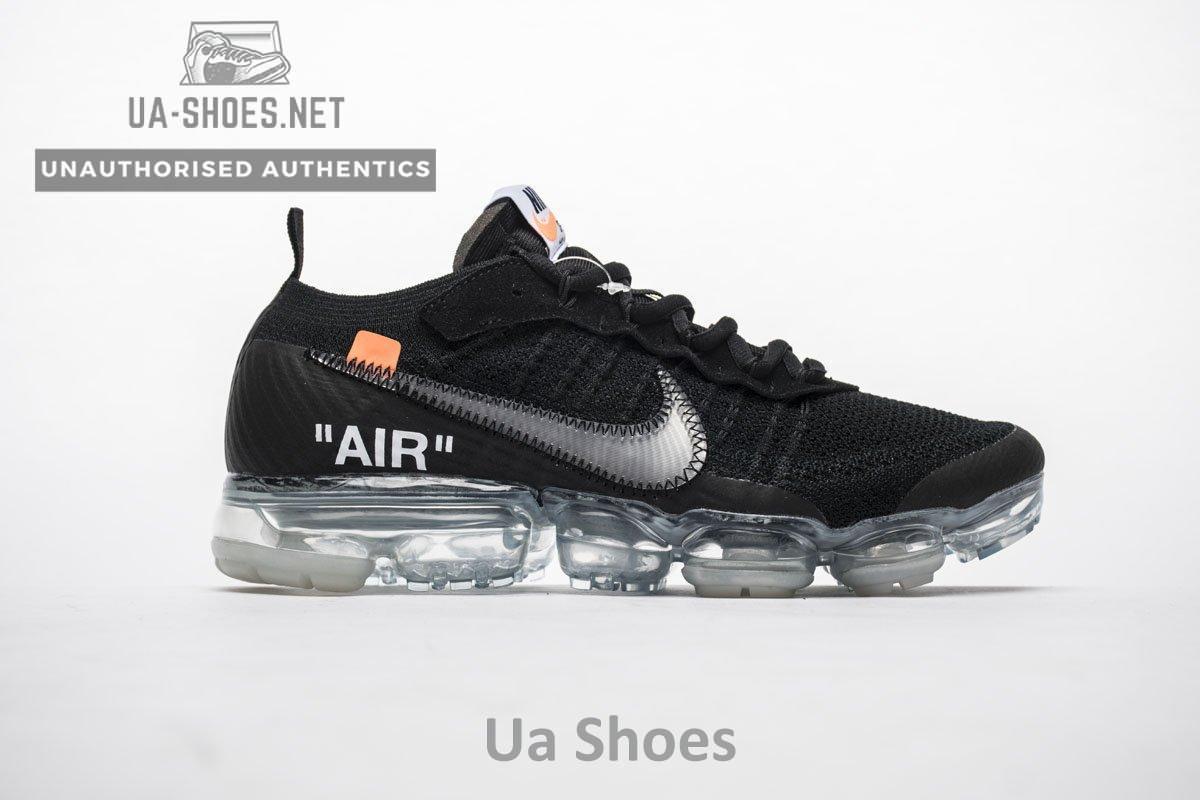 2018 1.0 AA3831-002 Off White x Nike Air VaporMax 2018 'Black White' - Image 5