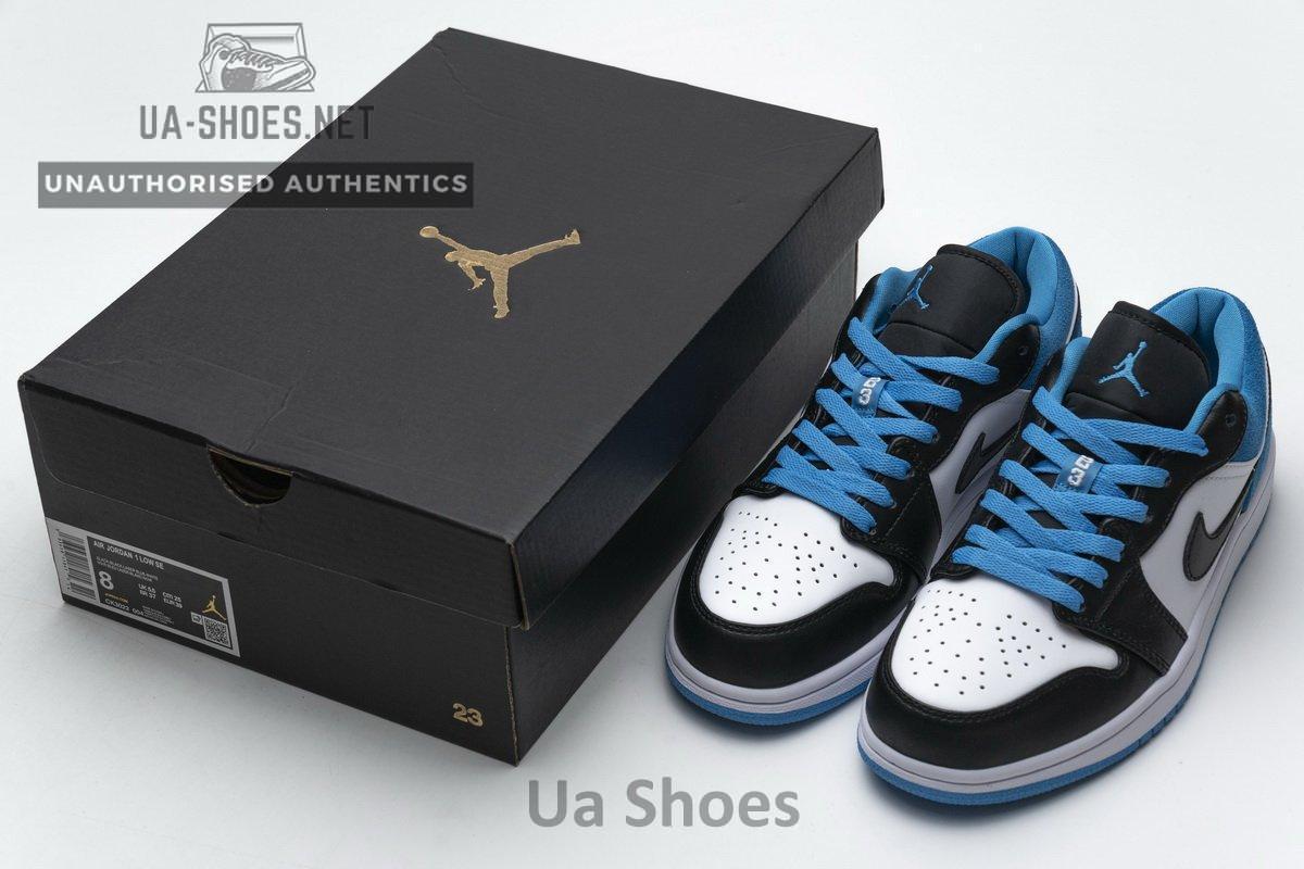 CK3022-004 Air Jordan 1 Low SE Laser Blue - Image 3