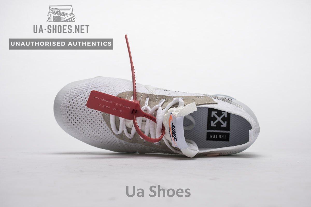 2018 1.0 AA3831-100 Off White x Nike Air VaporMax 2018 'All White' - Image 6