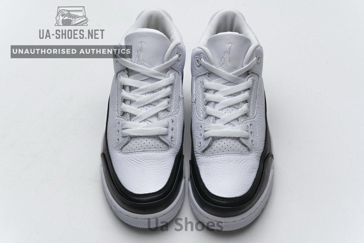 DA3595-100 Fragment Design x Air Jordan 3 Black White - Image 4