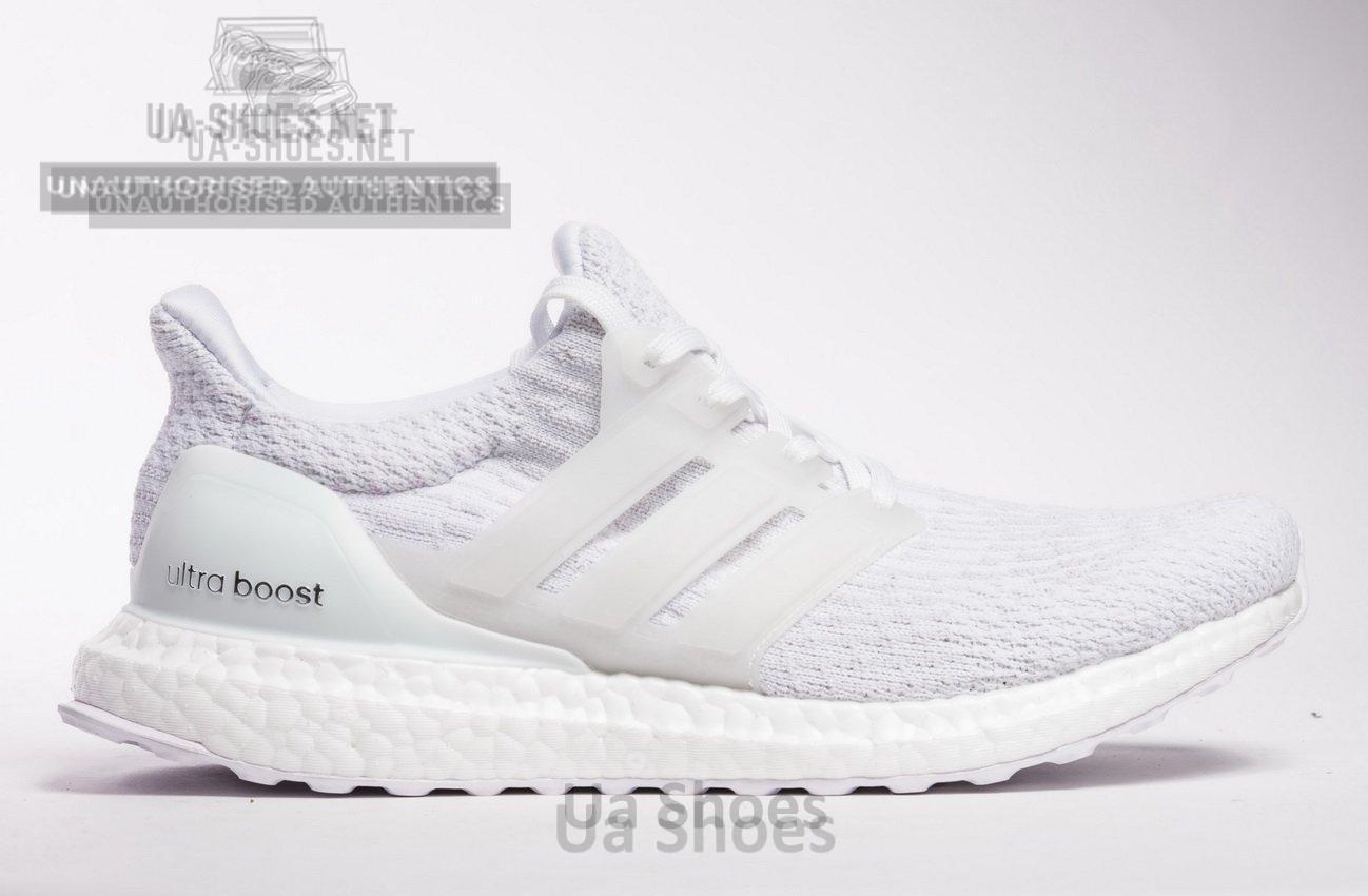 Adidas Ultra Boost 3.0 “Triple White” Real Boost BA8841 - Image 2