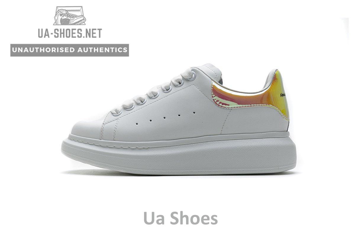 462214 WHGP7 9001 Alexander McQueen Sneaker White Orange Laser