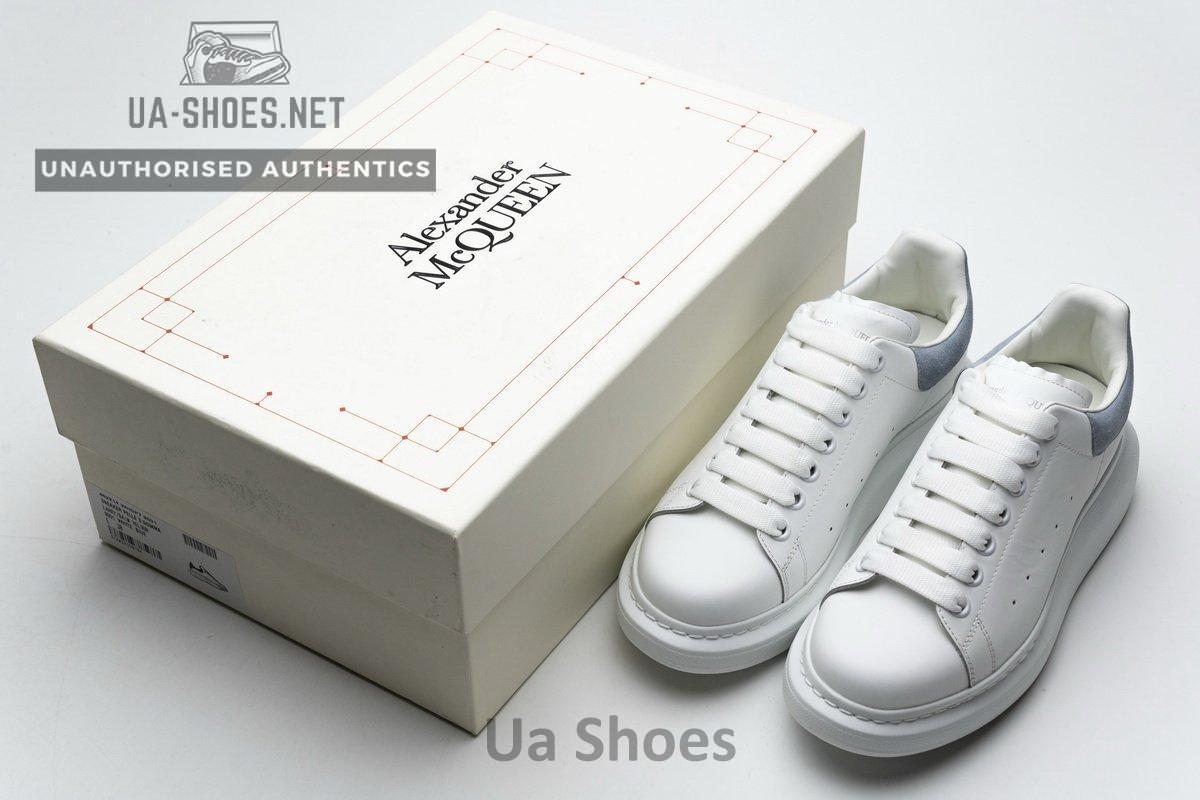 462214 WHGP7 9001 Alexander McQueen Sneaker White Blue - Image 3