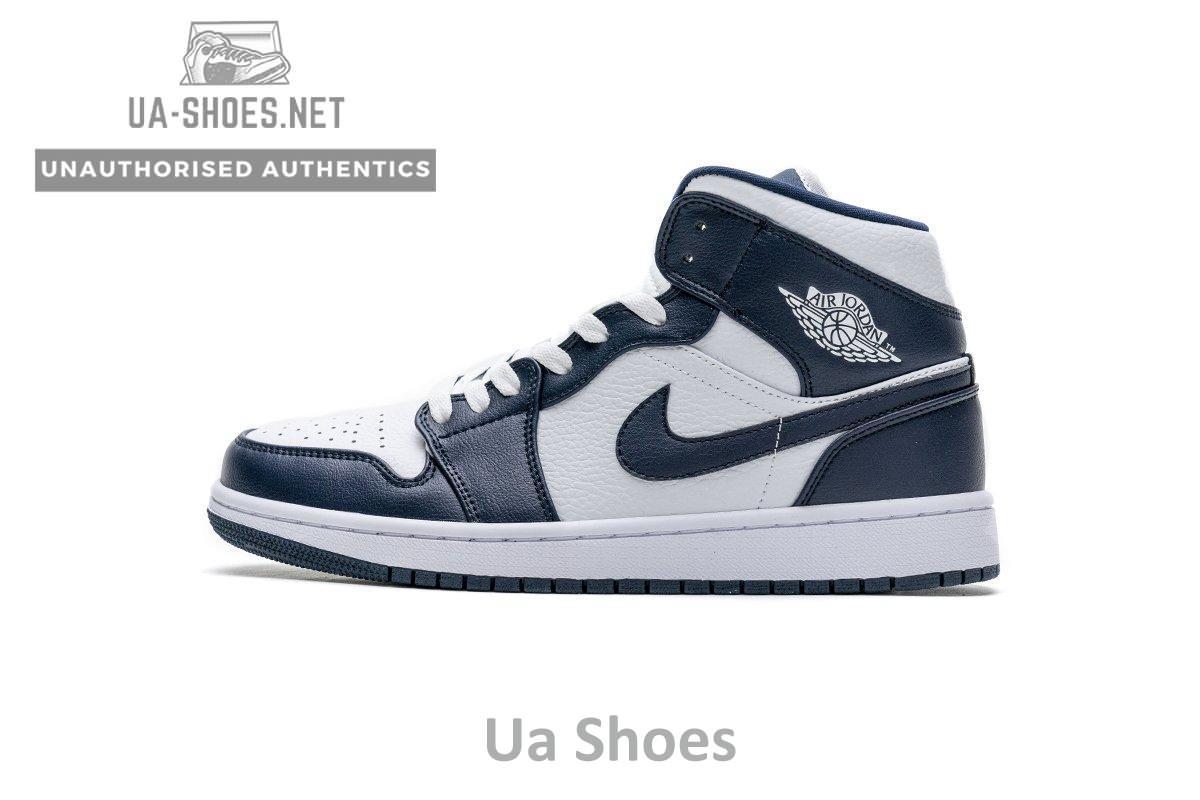 554724-174 Air Jordan 1 Mid Obsidian