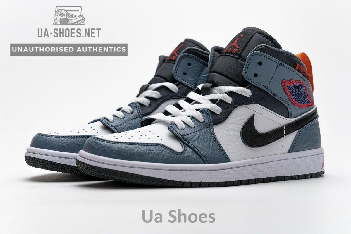 CU2802-100 Air Jordan 1 Mid Facetasm Blue Teal - Image 8