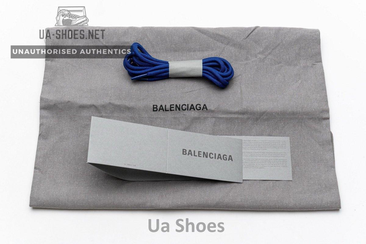 570391 W2GN2 8570 Blenciaga Track 2 Sneaker Beige Blue - Image 12