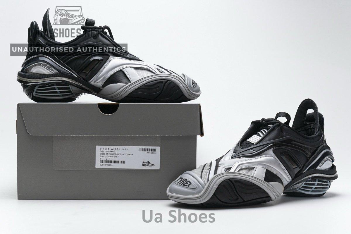 Balenciaga Tyrex 5.0 Sneaker Black Silver - Image 2