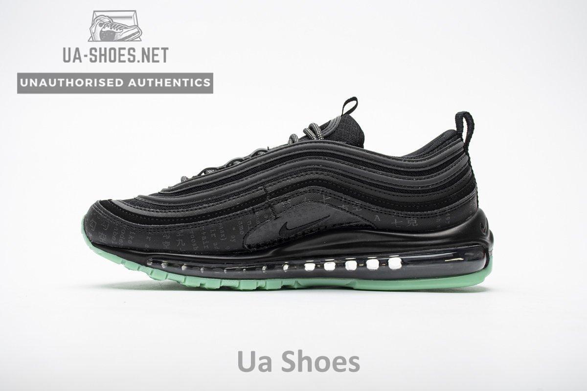 921826-017 Nike Air Max 97 Black Green Glow