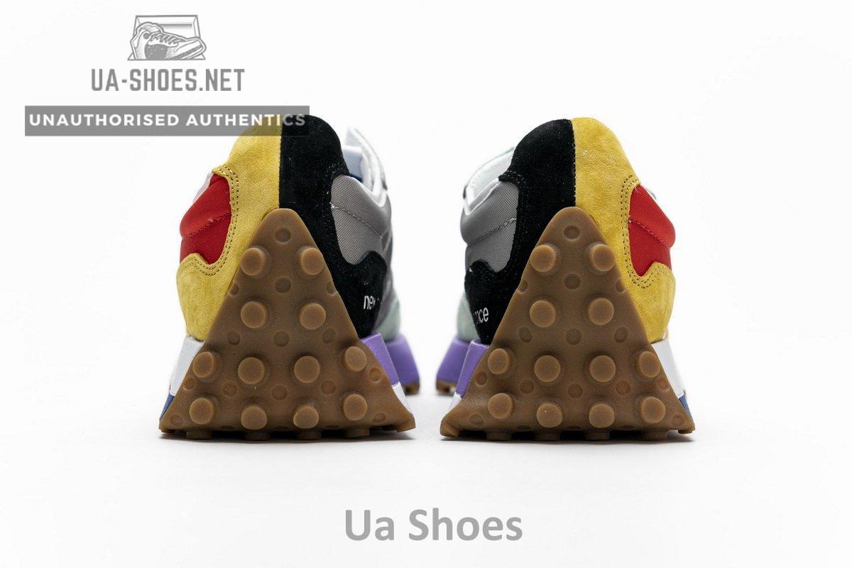 NB327LAB New Balance White Red Yellow - Image 7