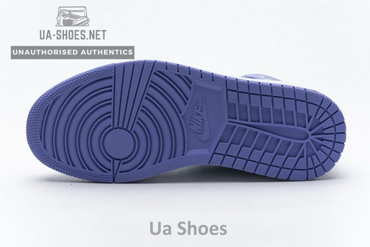 554725-500 Air Jordan 1 Mid Purple Aqua Blue - Image 10