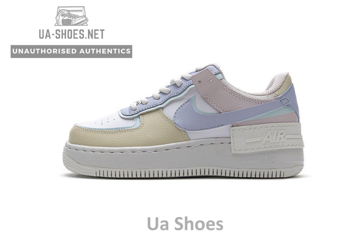 CI0919-106 Womens Air Force 1 Shadow White Ghost