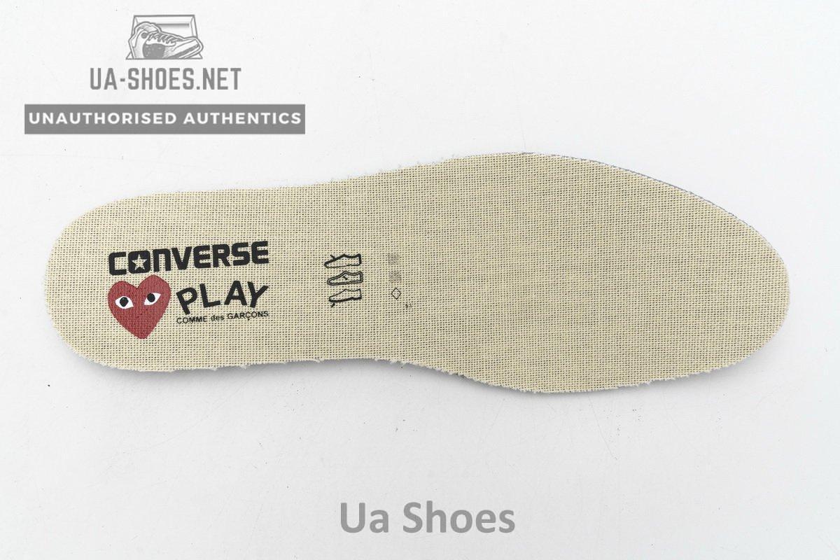 150205C CDG Play x Converse Chuck Taylor All Star 70 High Top - Image 11