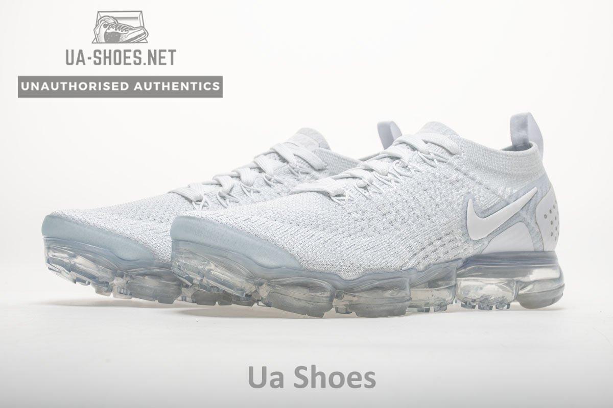 942842-100 Nike Air VaporMax 2.0 White Platinum - Image 3