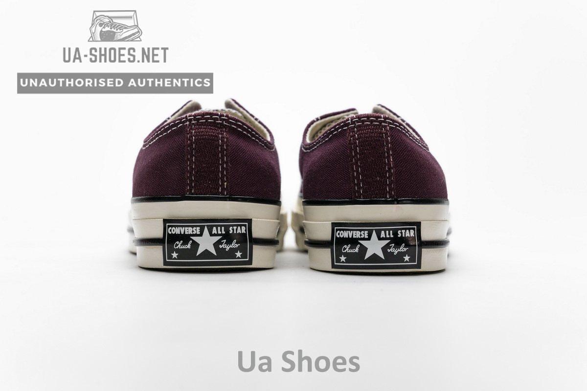 162059C Converse Chuck 70 OX Dark Burgundy Black Egret - Image 7