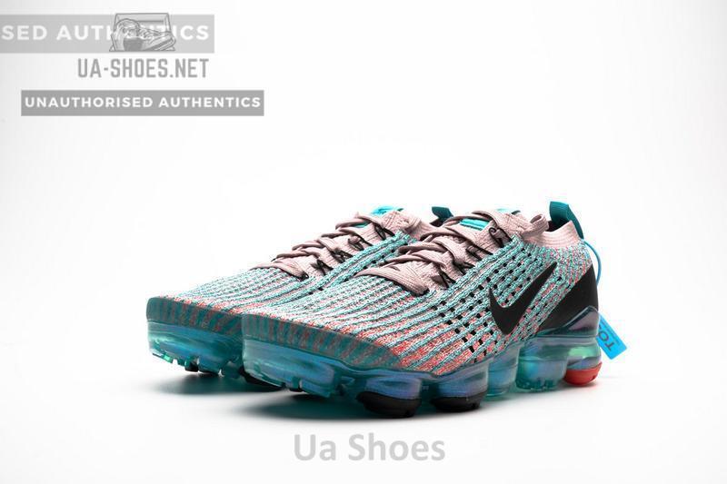 AJ6910-500 Womens Nike Air Vapormax Flyknit 3 South Beach - Image 3
