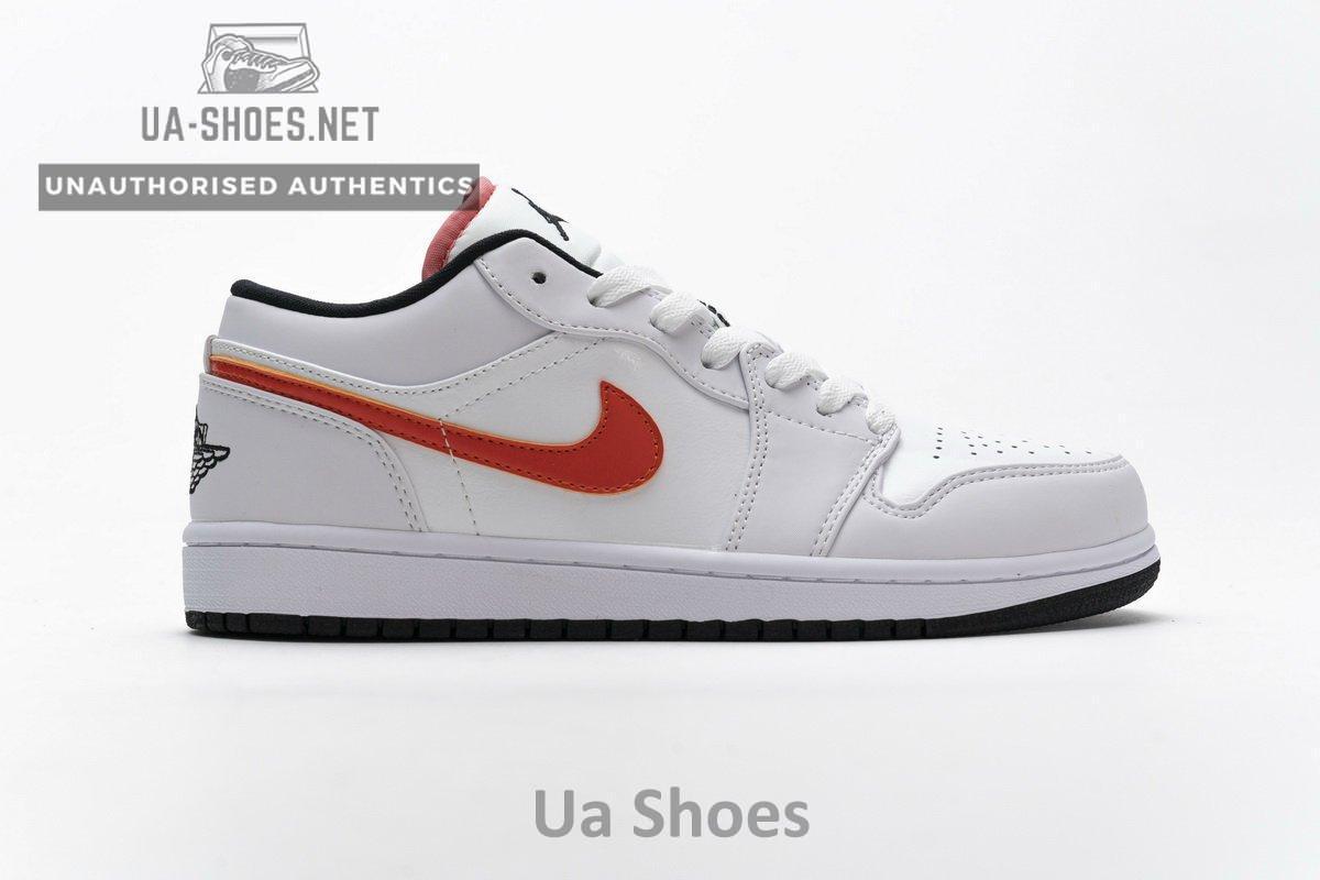 CW7009-100 Air Jordan 1 Low White Multi-Color - Image 10