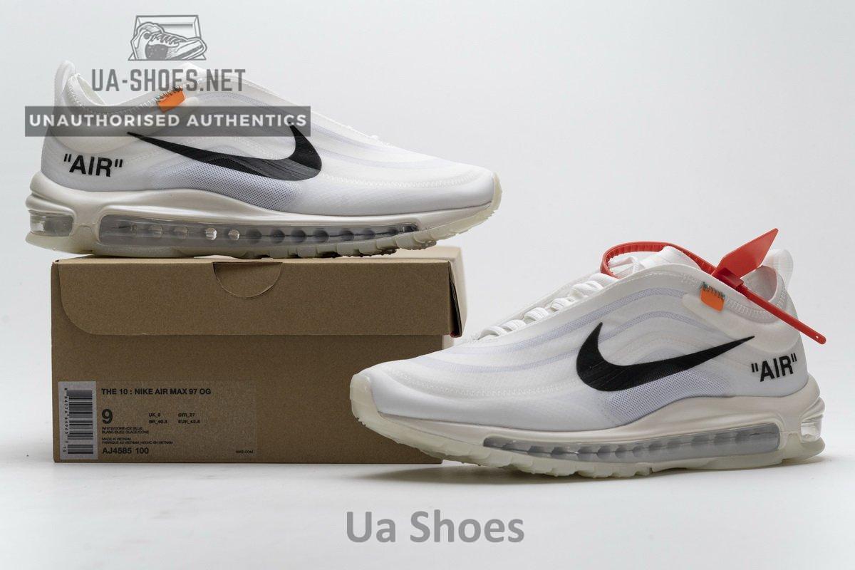 AJ4585-100 Off-White x Nike Air Max 97 All White - Image 2
