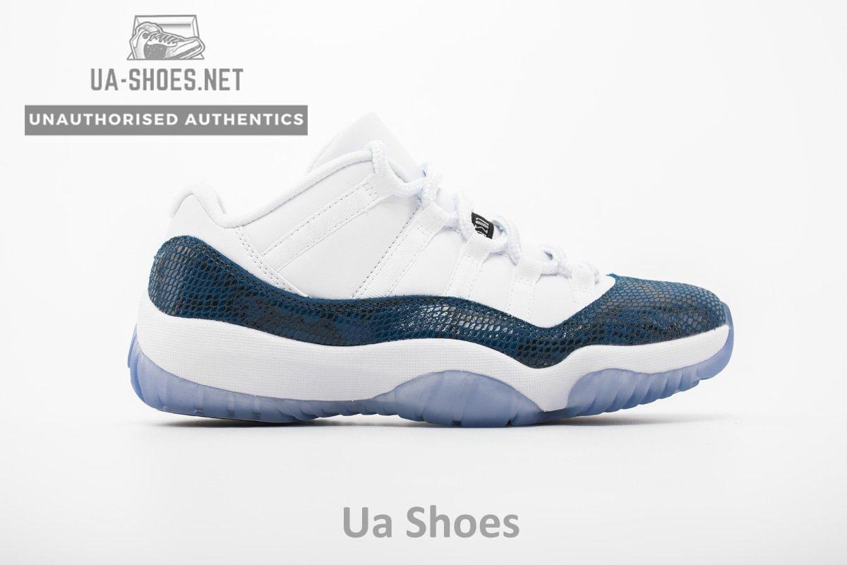 Air Jordan 11 Low “Navy Blue Snakeskin”CD6846-102 - Image 6