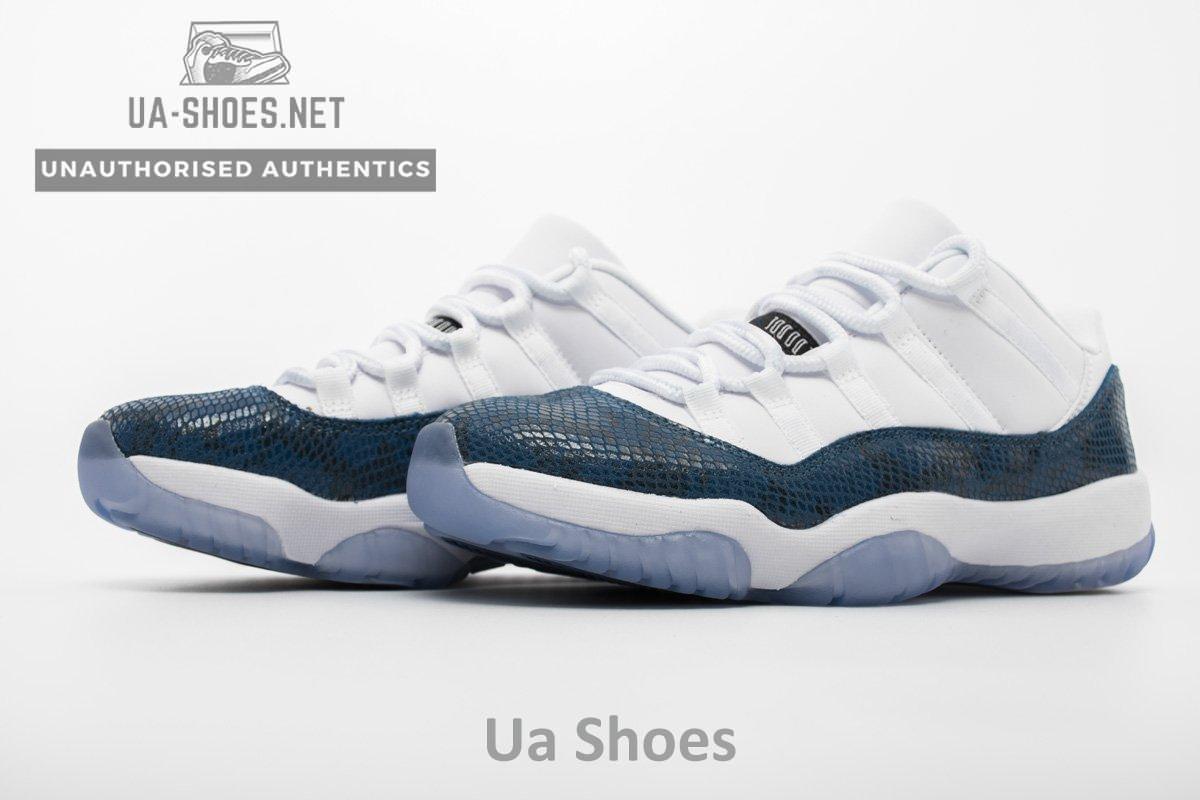 Air Jordan 11 Low “Navy Blue Snakeskin”CD6846-102 - Image 5