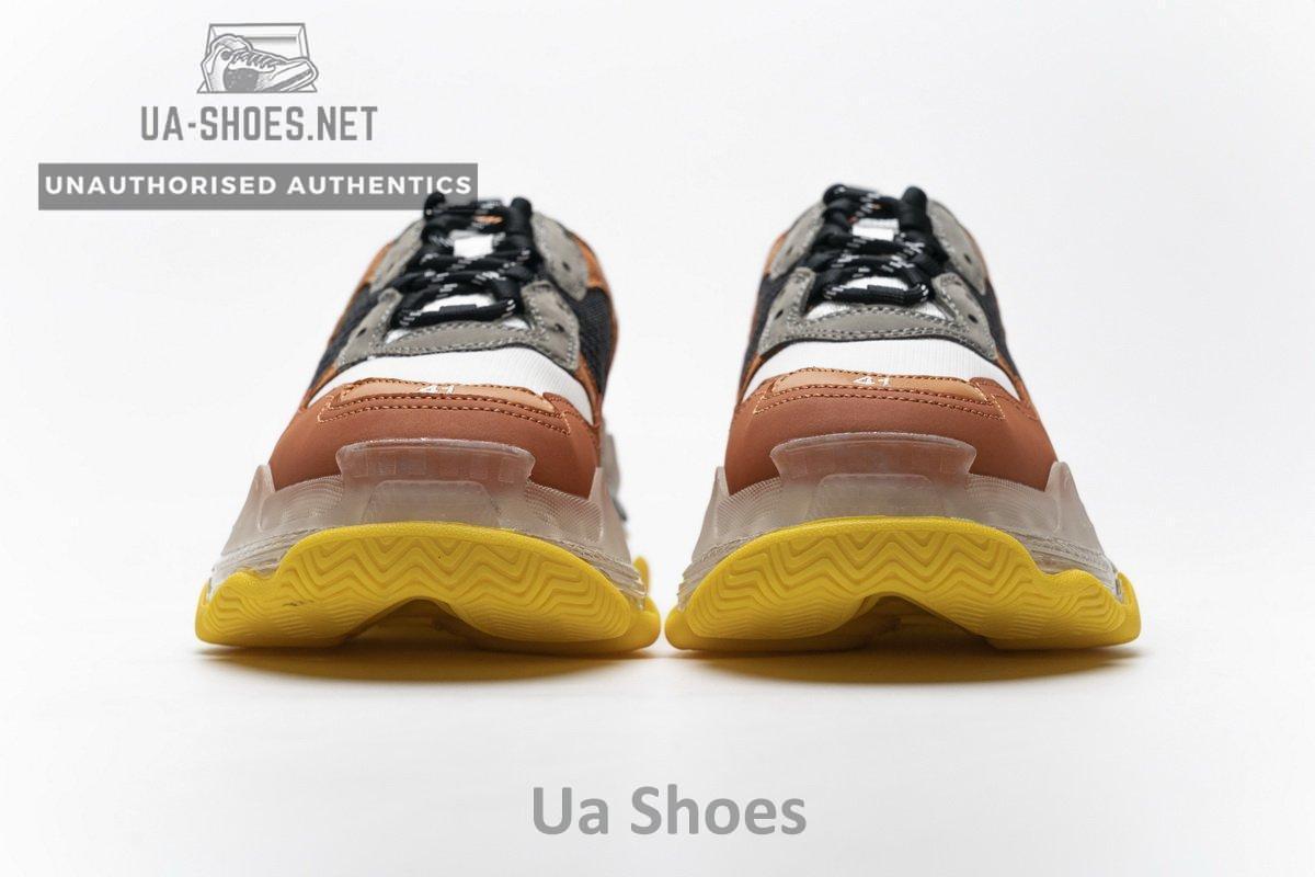 541624 W09E1 1766 Balenciaga Triple S Black Orange - Image 8