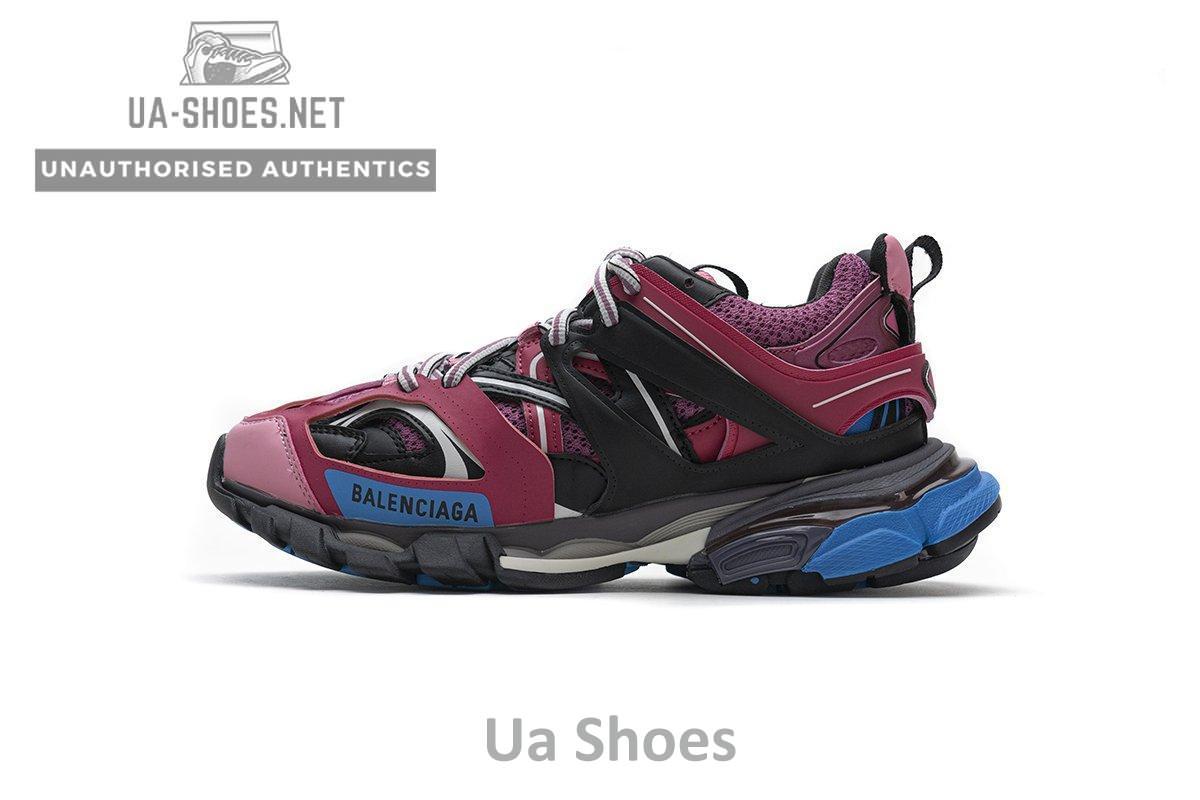 542436 W1GB7 5482 Balenciaga Tess S.Black Purplish Red