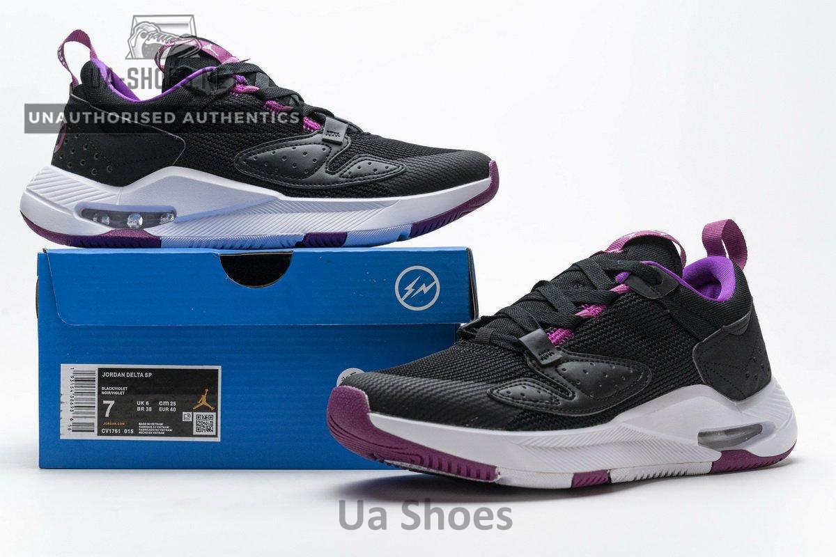 CV1761-015 Fragment Design x Jordan Delta SP Black Purple - Image 2