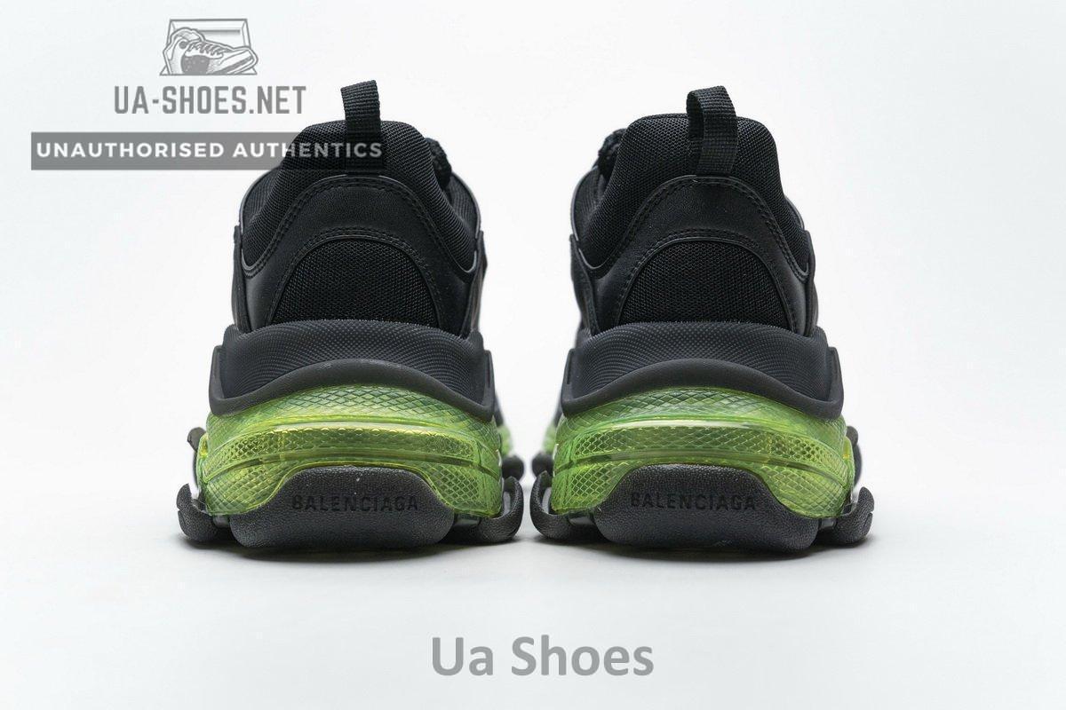 541624 W09O1 2140 Balenciaga Triple S Black Green - Image 7