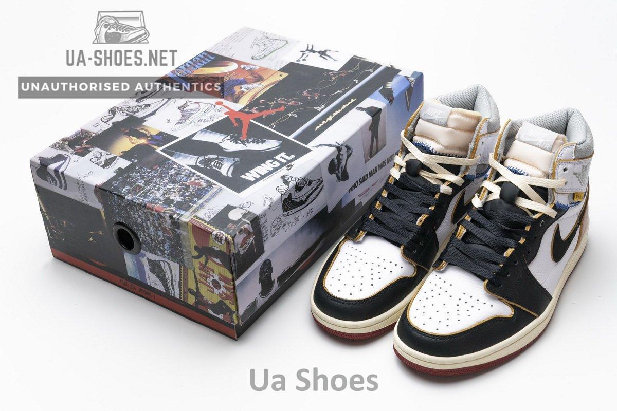 BV1300-106 Air Jordan 1 Retro High Union Los Angeles Black Toe - Image 3