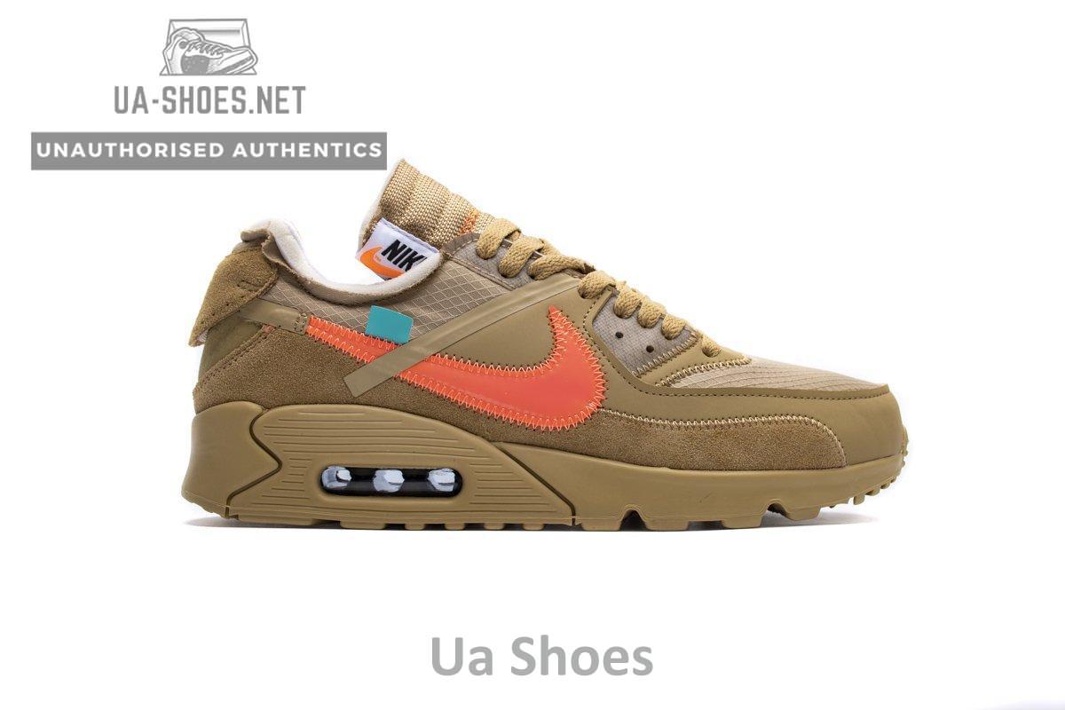AA7293-200 Off-White x Nike Air Max 90 “Desert Ore” - Image 3