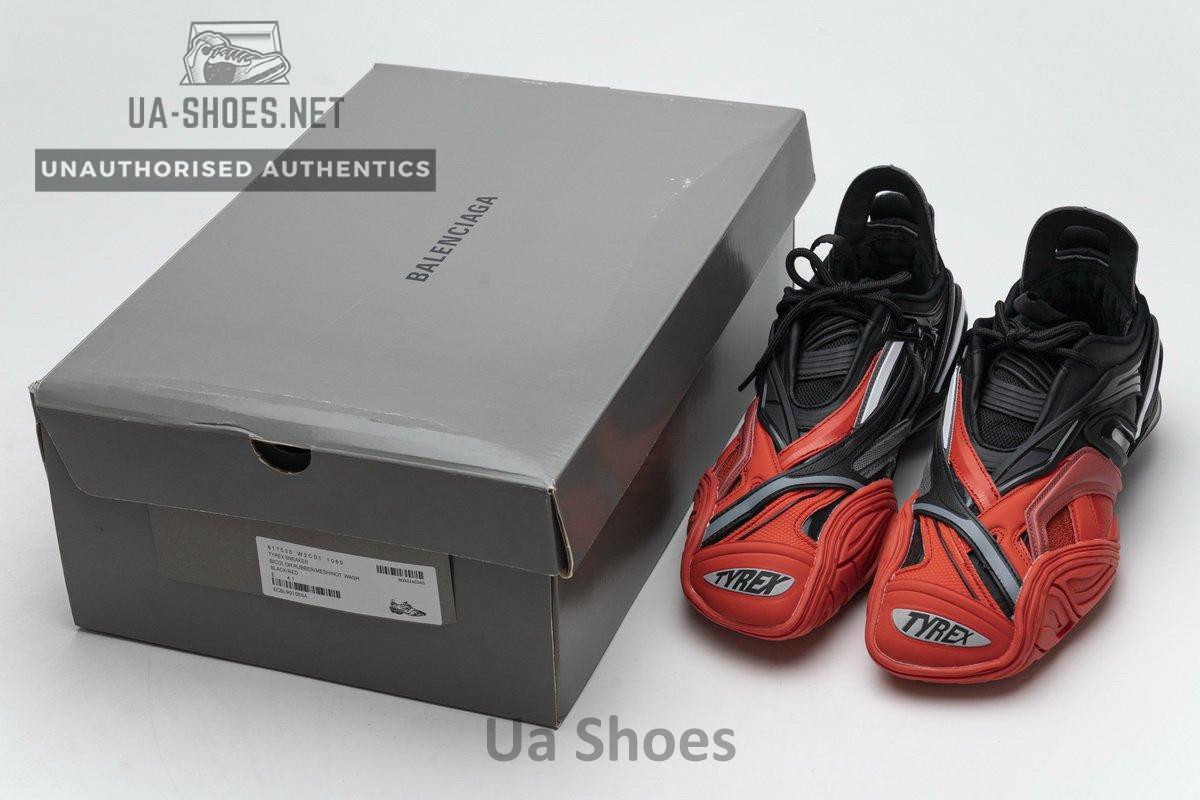 Balenciaga Tyrex 5.0 Sneaker Black Red - Image 9