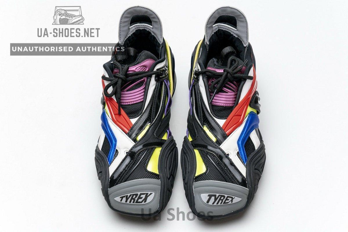 Balenciaga Tyrex 5.0 Sneaker Black Blue Red - Image 4