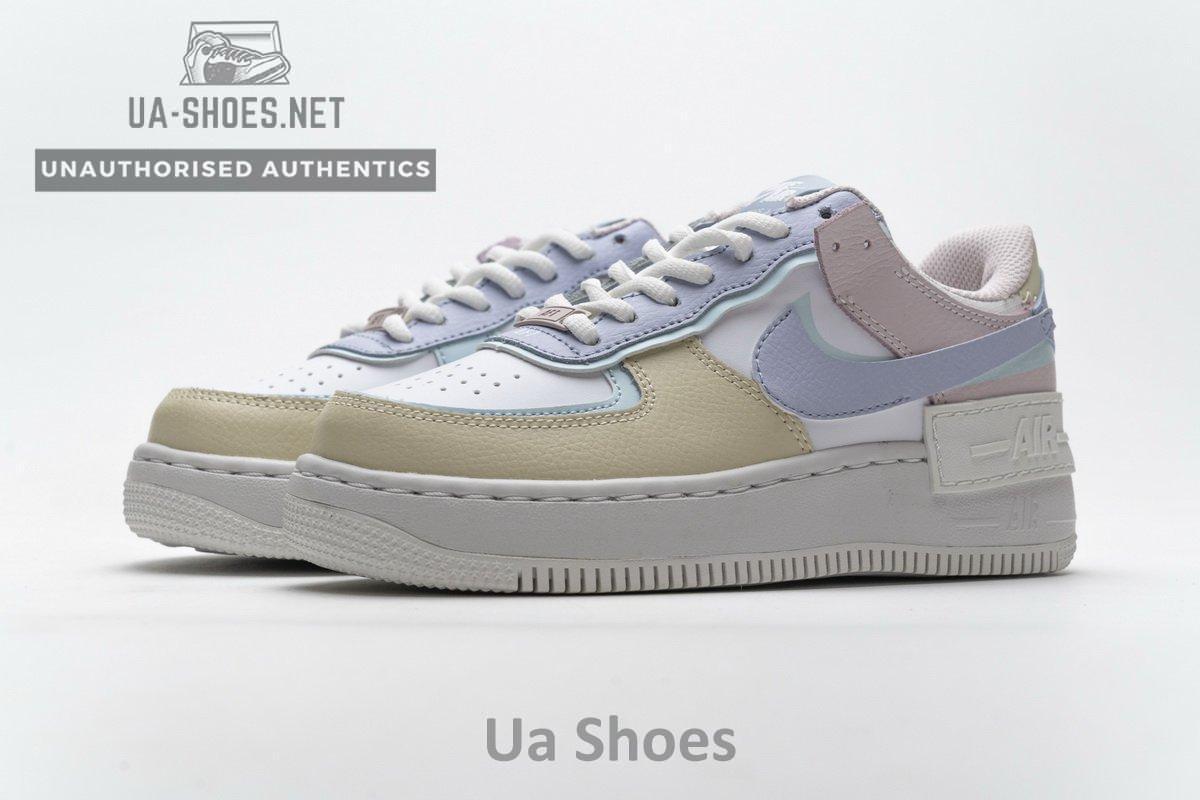 CI0919-106 Womens Air Force 1 Shadow White Ghost - Image 6