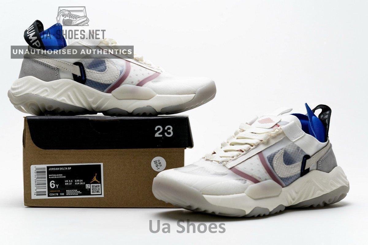 CZ4178-100 Jordan Delta SP White Blue Red - Image 2