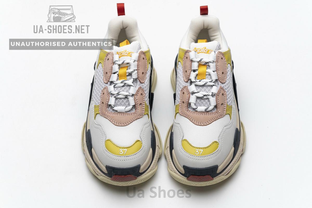 490672 W09O5 9035 Balenciaga Triple S Black Yellow Pink - Image 6