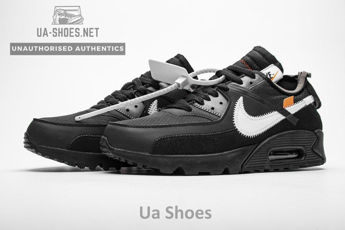 AA7293-001 Off-White x Nike Air Max 90 “All Black” - Image 4