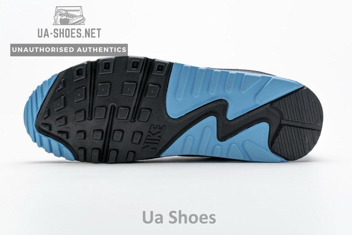 CJ7197-002 Undefeated x Nike Air Max 90 Black Blue Fury - Image 9