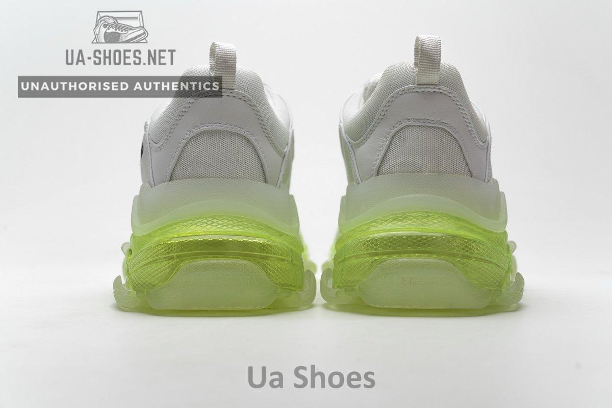 544351 W09E1 1331 Balenciaga Triple S White Green - Image 8