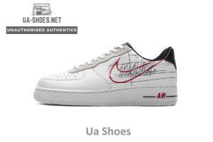 CK9257-100 Nike Air Force 1 '07 LV8 White Black Pure Platinum