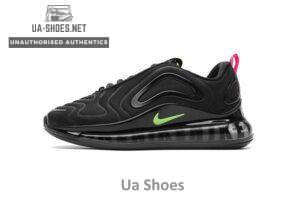 CQ4614-001 Air Max 720 Black Hyper Pink Scream Green