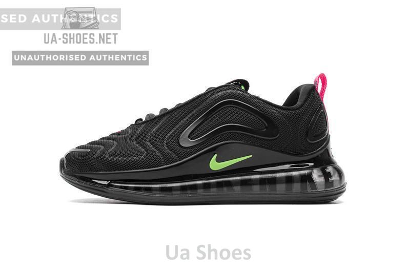 CQ4614-001 Air Max 720 Black Hyper Pink Scream Green