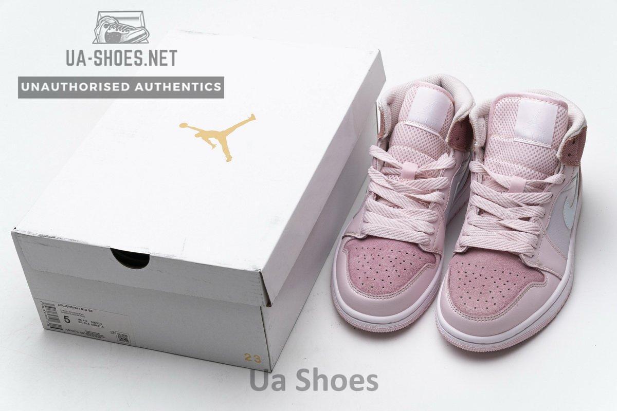 CW5379-600 Air Jordan 1 Mid Digital Pink - Image 4