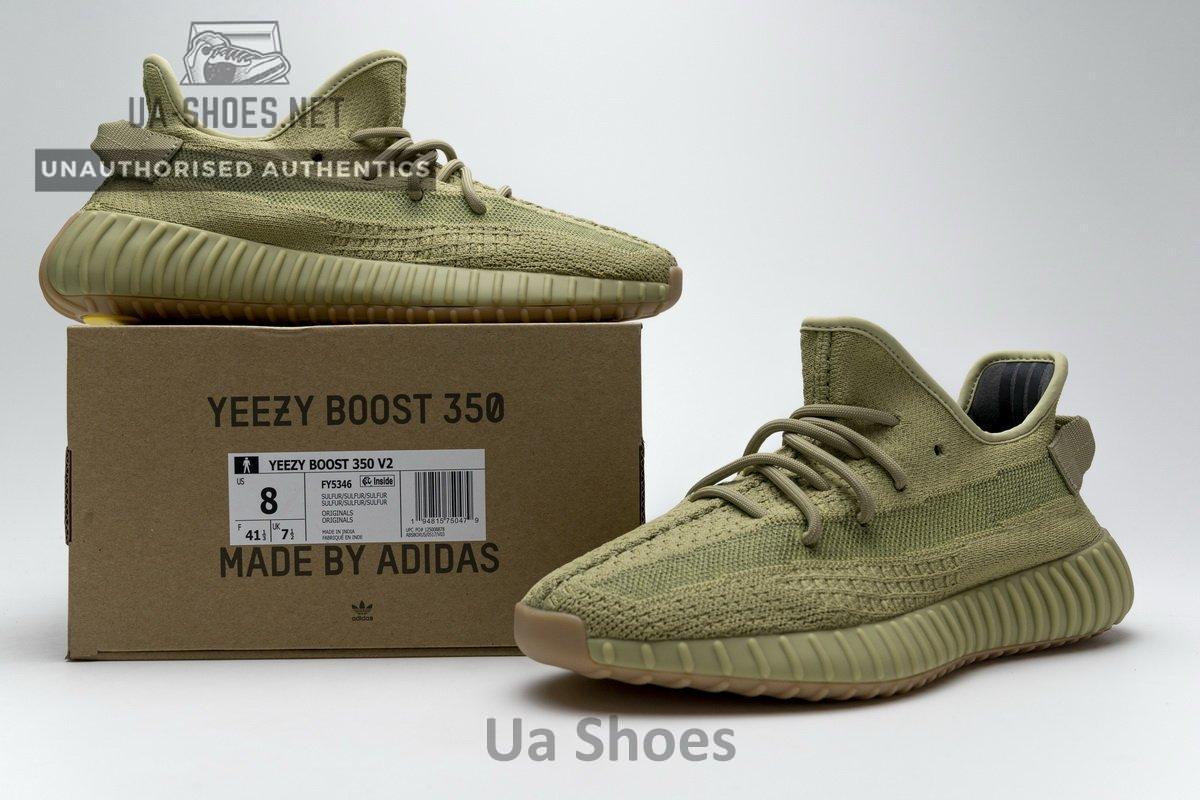 FY5346 adidas Yeezy Boost 350 V2"Sulfur" Basf Boost - Image 2