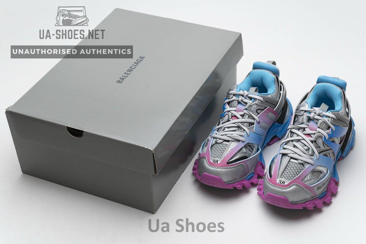 542436 W1GC1 4051 Balenciaga Tess S.Blue Pink Silver - Image 3